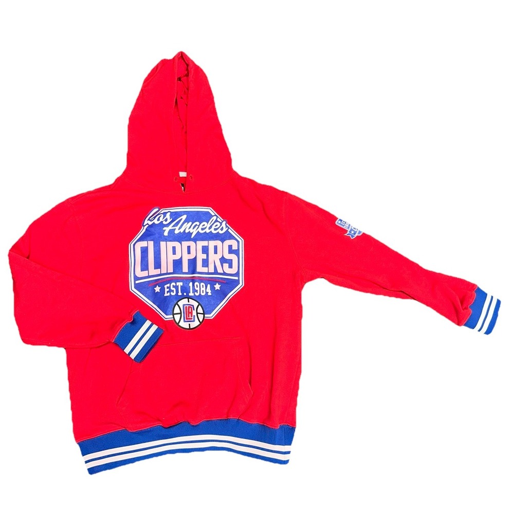 NBA LA Clippers Hoodie Stars Rare Sweatshirt Mens Large‎